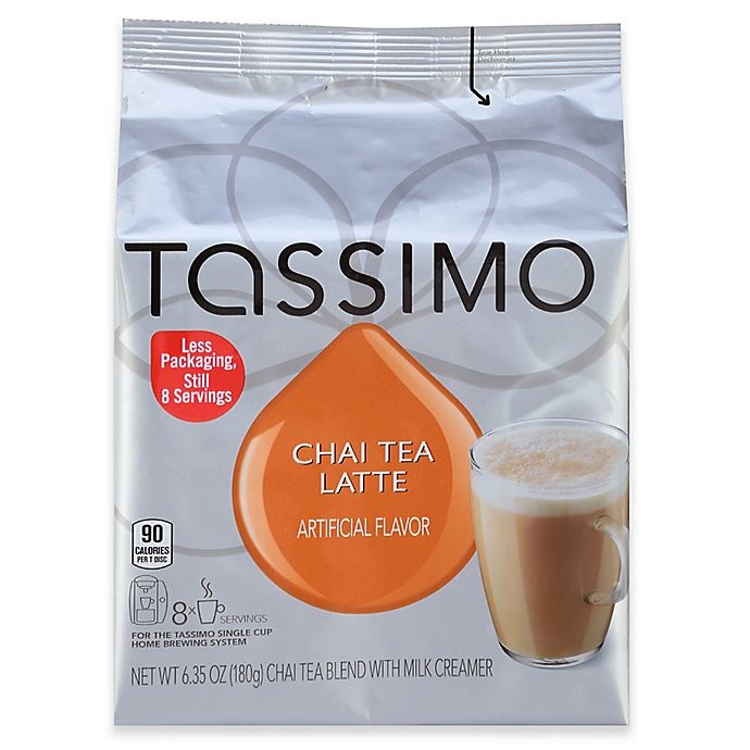 slide 2 of 2, Tassimo Chai Tea Latte T DISCS for Tassimo Beverage System, 8 ct