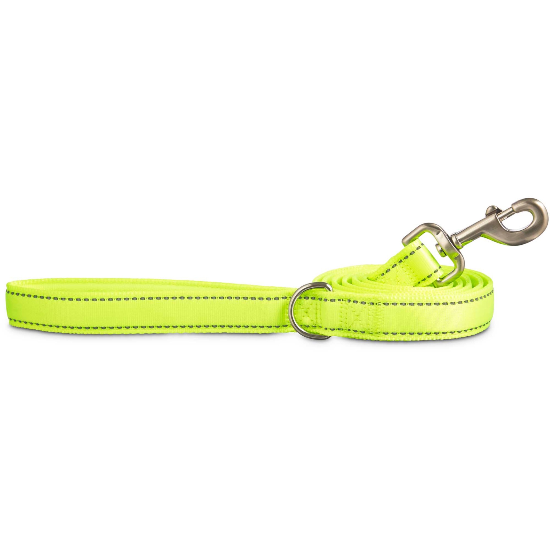 slide 1 of 1, Good2Go Reflective Padded Leash in Yellow, 1 ct