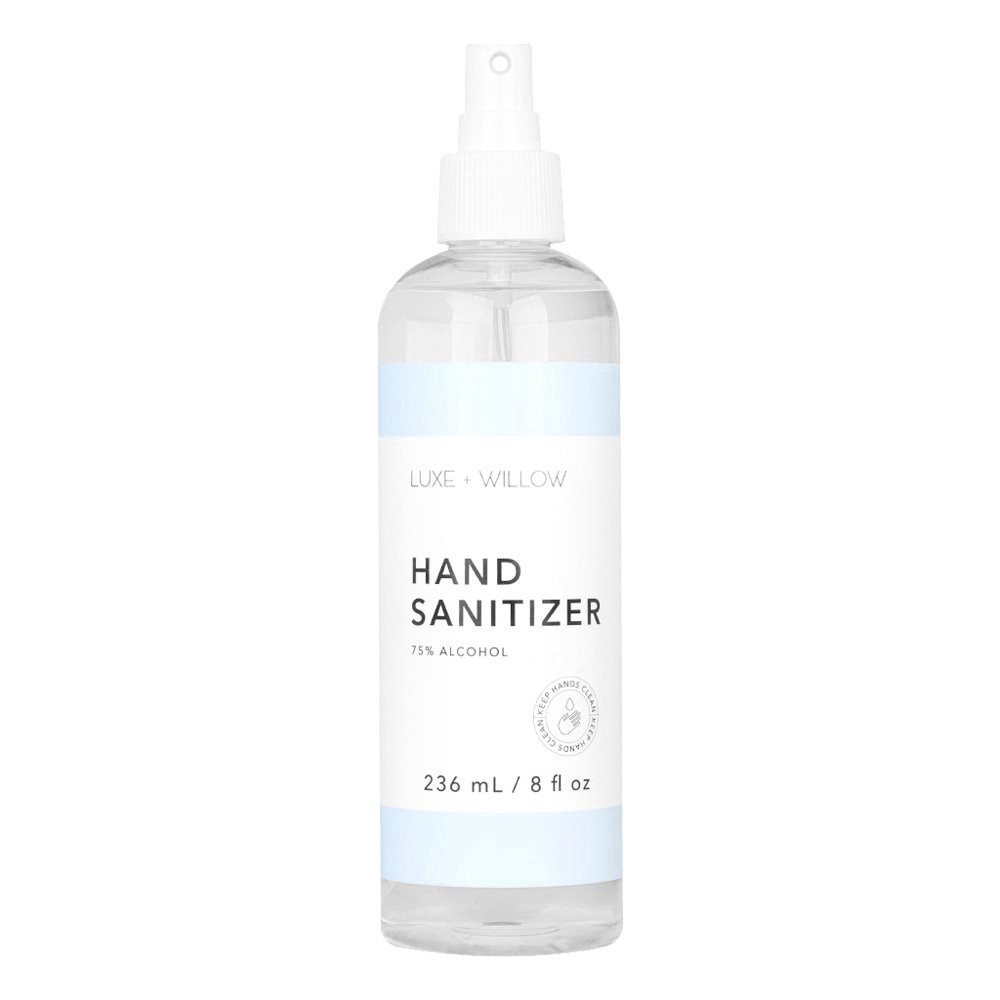 slide 1 of 1, Luxe & Willow Hand Sanitizer Spray, 8 oz