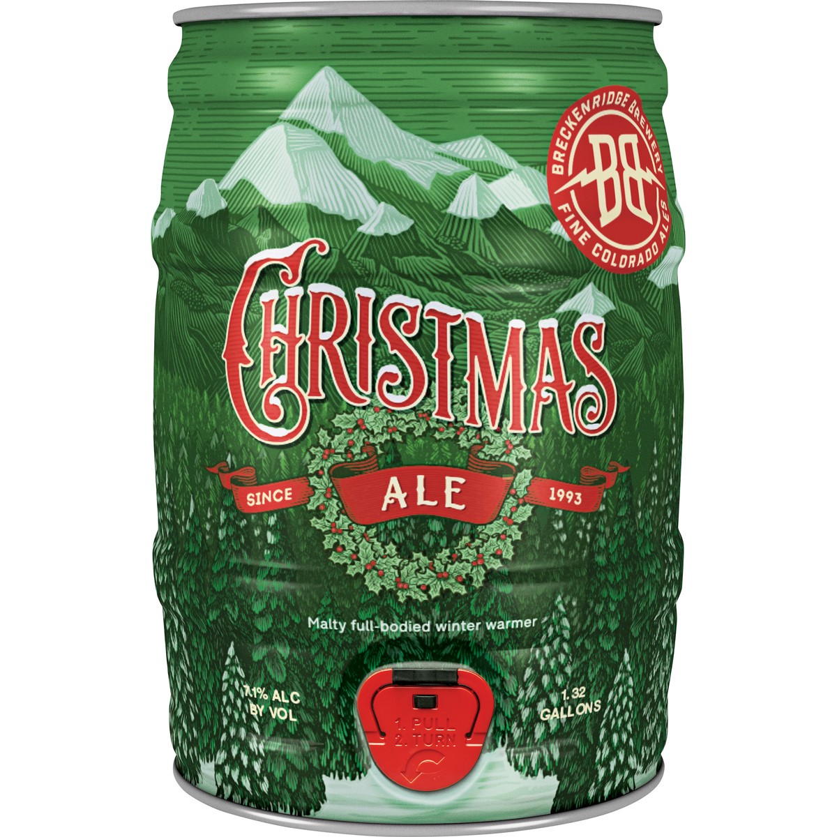 slide 1 of 2, Breckenridge Brewing Christmas Keg, 6 ct; 12 fl oz