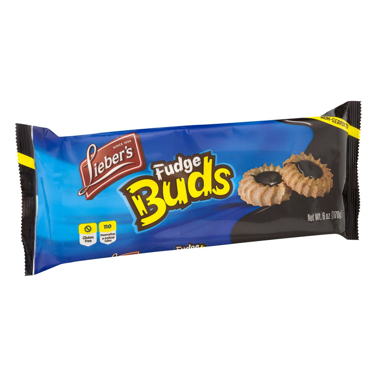 slide 2 of 9, Lieber's Fudge Buds Cookies 6 oz, 6 oz