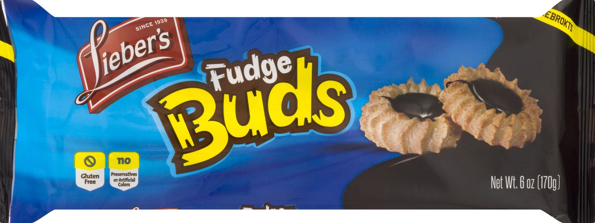 slide 6 of 9, Lieber's Fudge Buds Cookies 6 oz, 6 oz