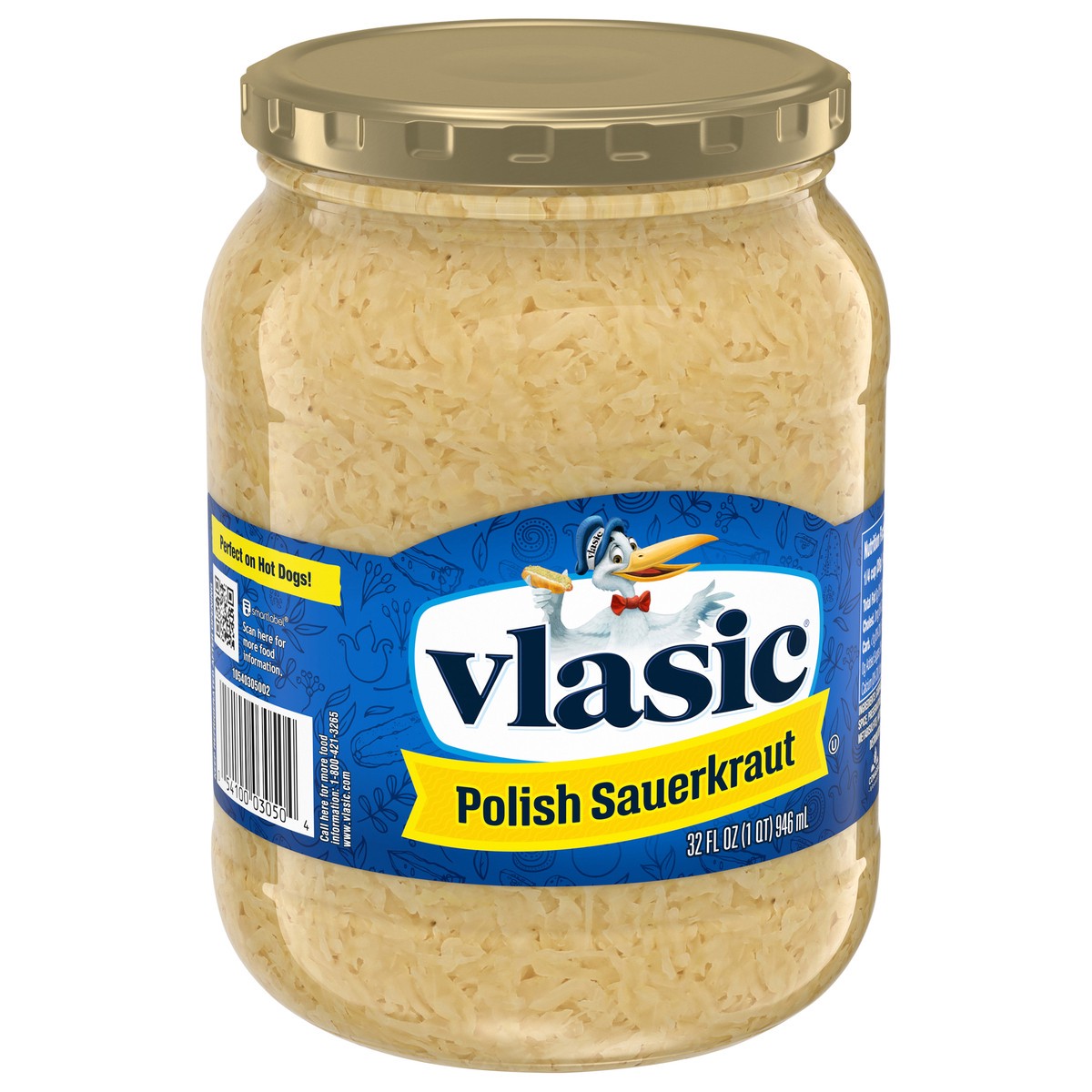 slide 2 of 5, Vlasic Polish Sauerkraut 32 fl oz, 32 fl oz