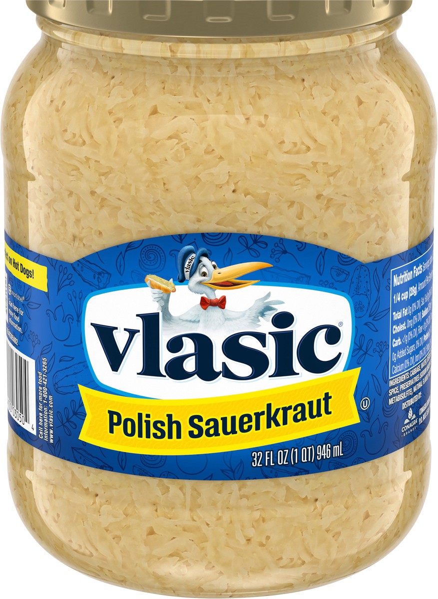 slide 4 of 5, Vlasic Polish Sauerkraut 32 fl oz, 32 fl oz