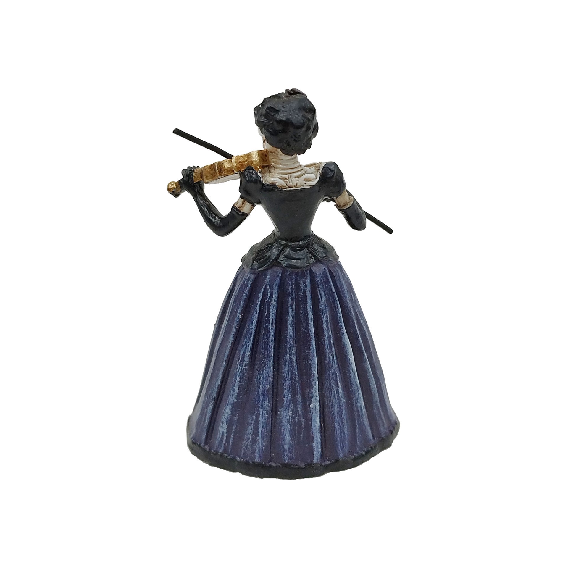 slide 2 of 2, Mini Skeleton Violin Player By Ashland, 1.85 in x 1.06 in x 2.68 in