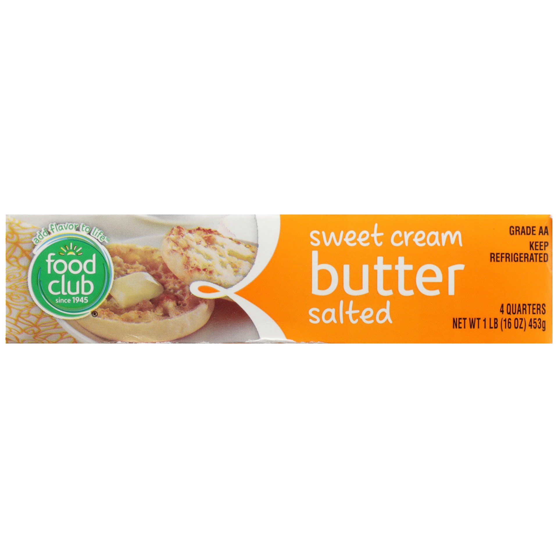 slide 2 of 6, Food Club Sweet Cream Butter, 1 lb