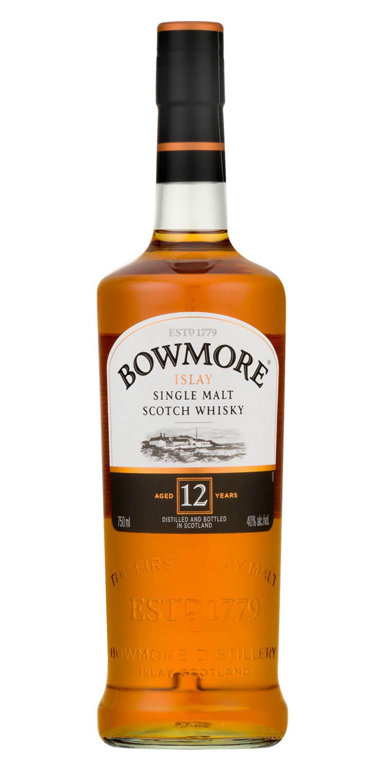 slide 1 of 2, Bowmore Scotch Whisky, Single Malt, Islay, 750 ml