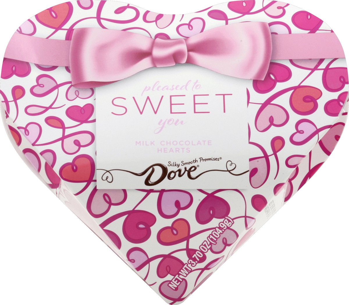 slide 5 of 6, DOVE Valentine's Milk Chocolate Heart Gift Box 3.7-Ounce, 3.7 oz