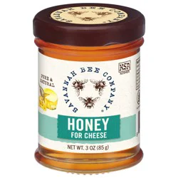 Savannah Bee Company Pure & Natural Honey for Cheese 3 oz