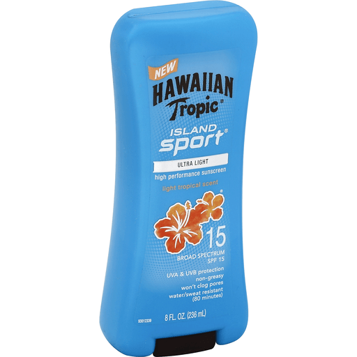 slide 2 of 2, Hawaiian Tropic Island Sport Spf 15 Sunscreen, 8 fl oz