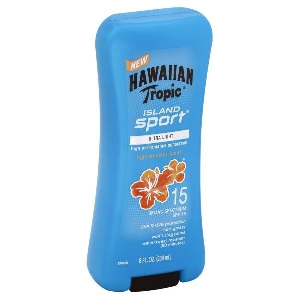 slide 1 of 2, Hawaiian Tropic Island Sport Spf 15 Sunscreen, 8 fl oz