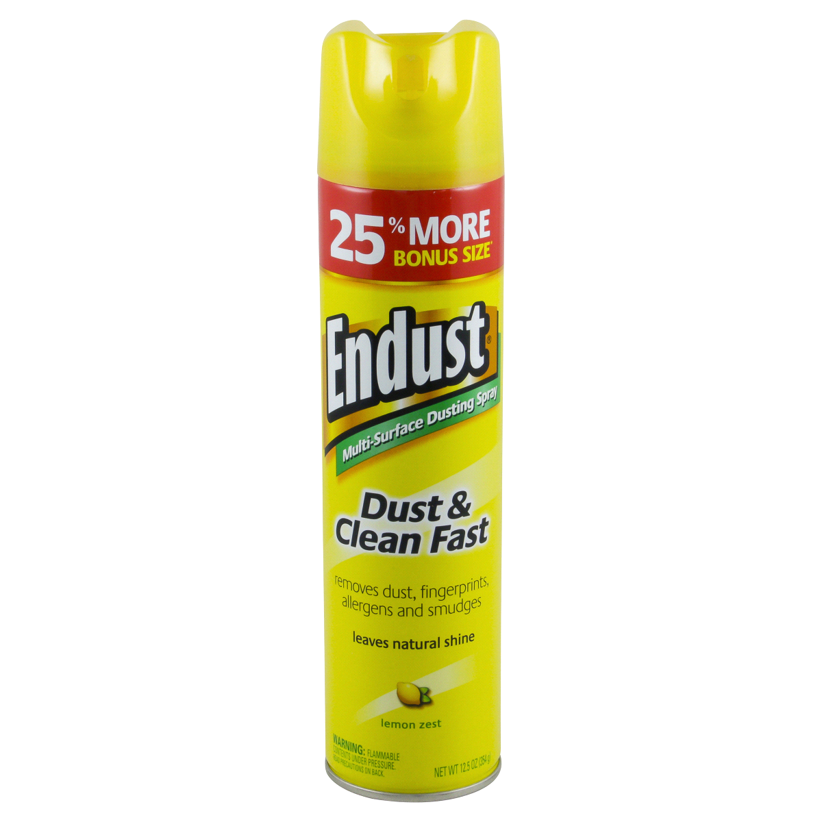 slide 1 of 1, Endust Lemon Zest Multi-Surface Dusting & Cleaning Spray, 10 oz