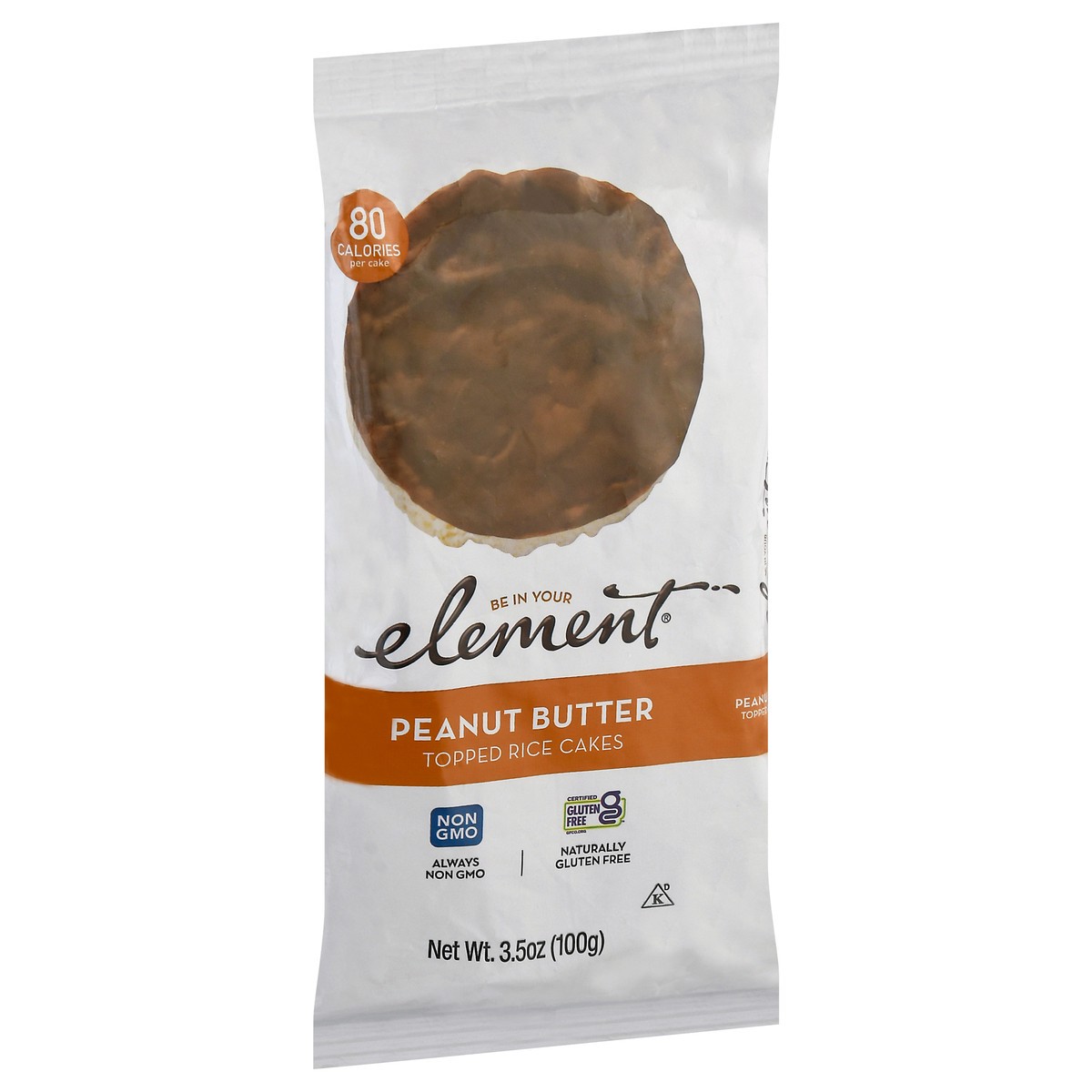 slide 6 of 9, Element Peanut Butter Rice Cake, 3.5 oz