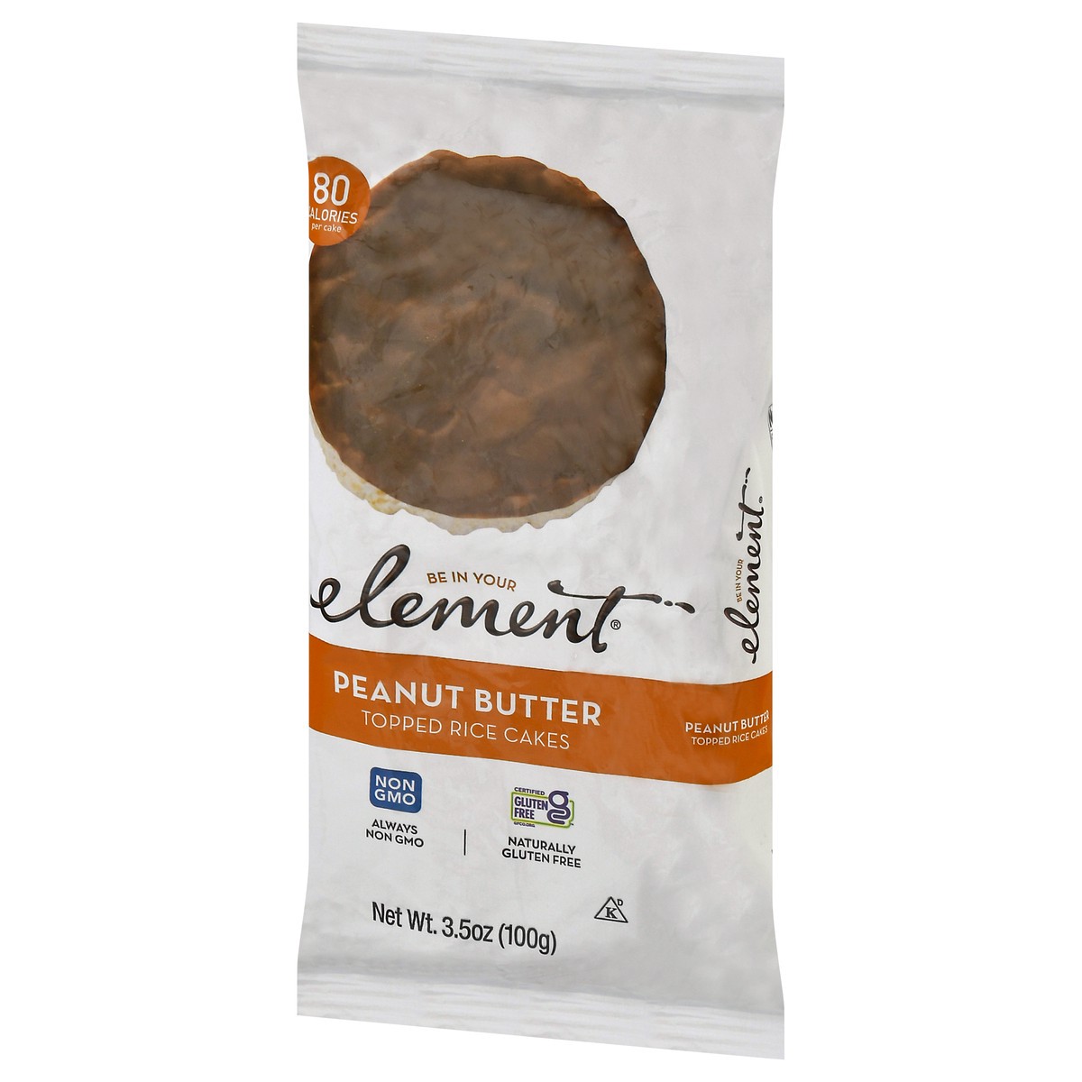 slide 9 of 9, Element Peanut Butter Rice Cake, 3.5 oz
