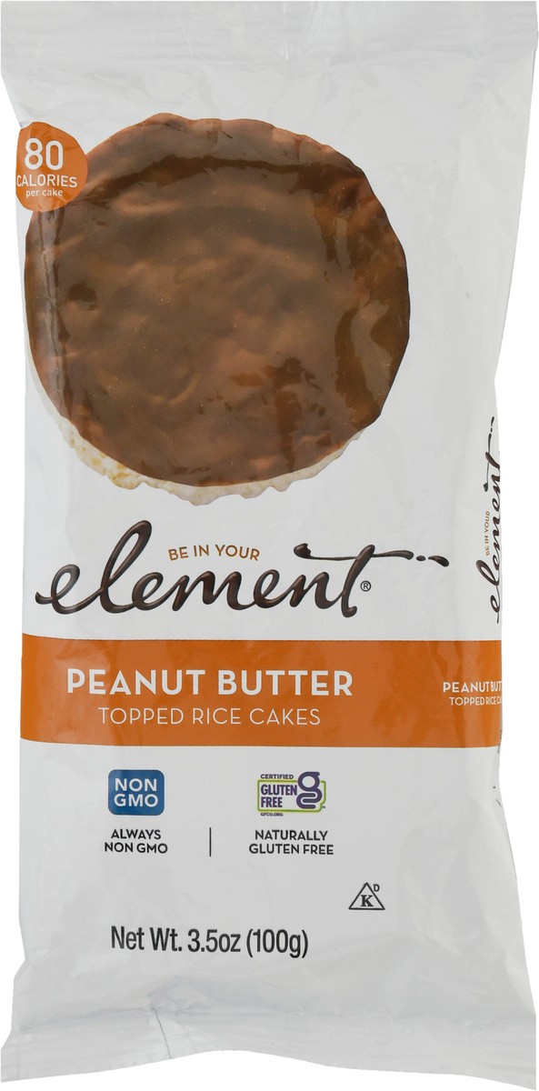 slide 5 of 9, Element Peanut Butter Rice Cake, 3.5 oz