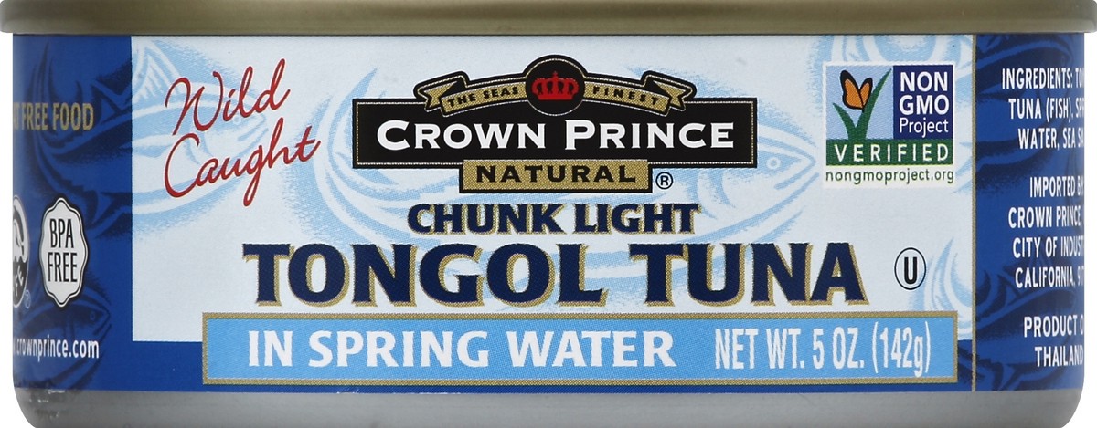 slide 2 of 2, Crown Prince Tongol Tuna, Chunk Light, 5 oz