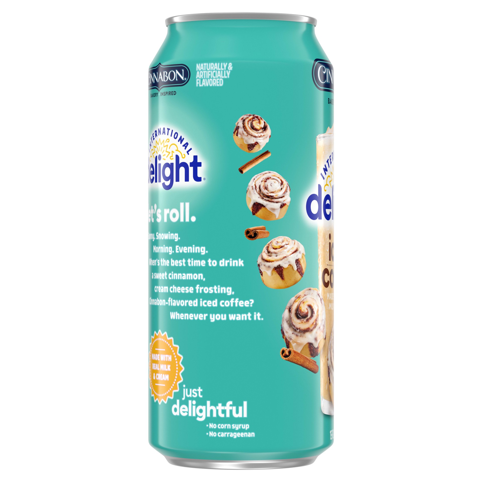 slide 2 of 5, International Delight Iced Coffee, Cinnabon(R), 15 FL OZ Can, 15 fl oz