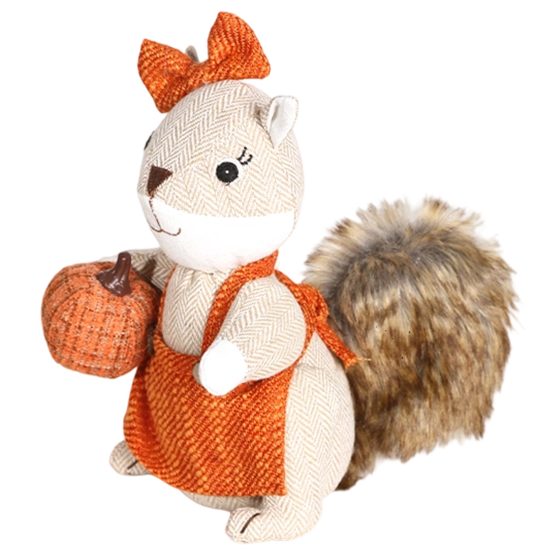 slide 2 of 2, 9.5" Fall Girl Squirrel Tabletop Decor By Ashland, 6 in x 9.5 in