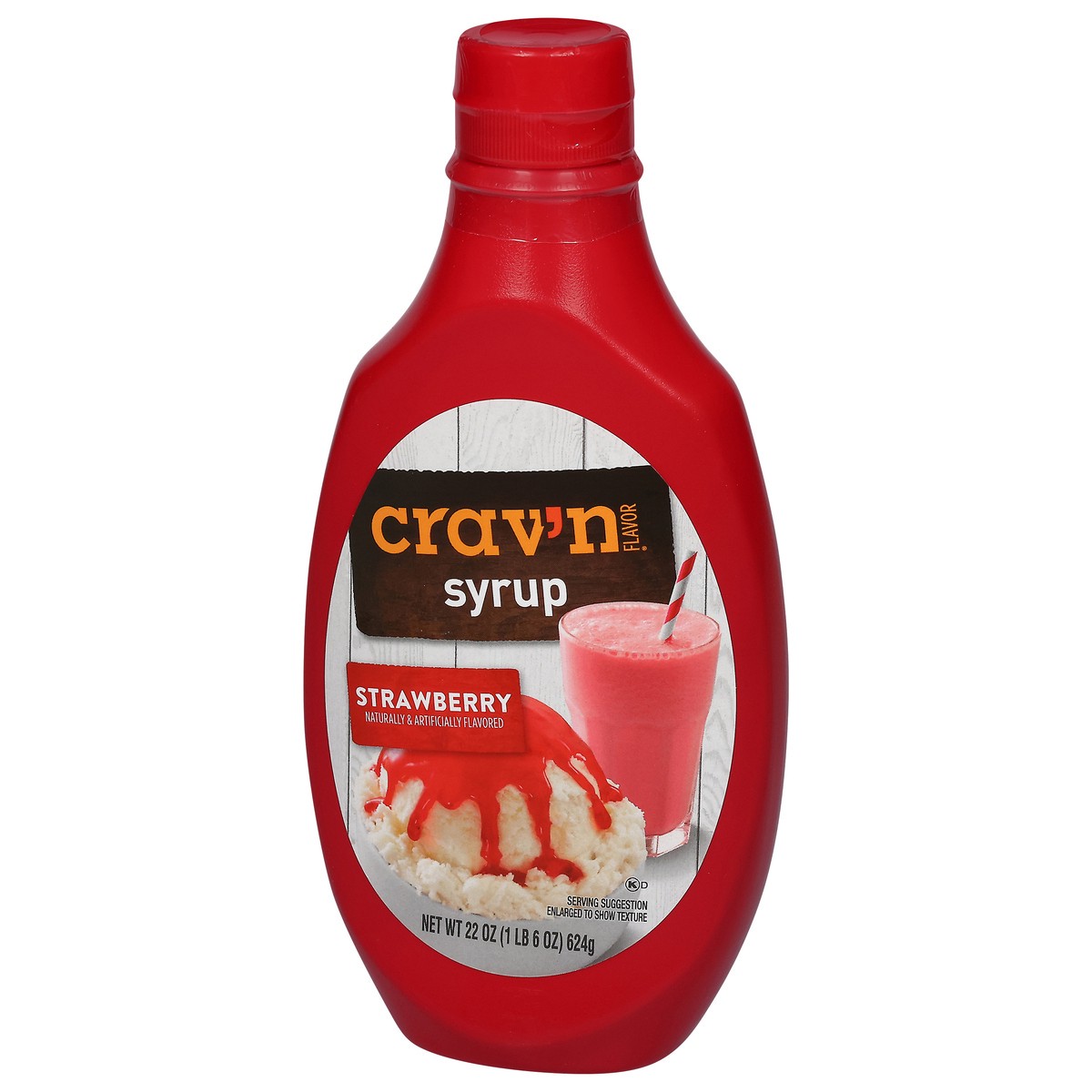 slide 2 of 4, Crav'n Flavor Strawberry Syrup 22 oz, 22 oz