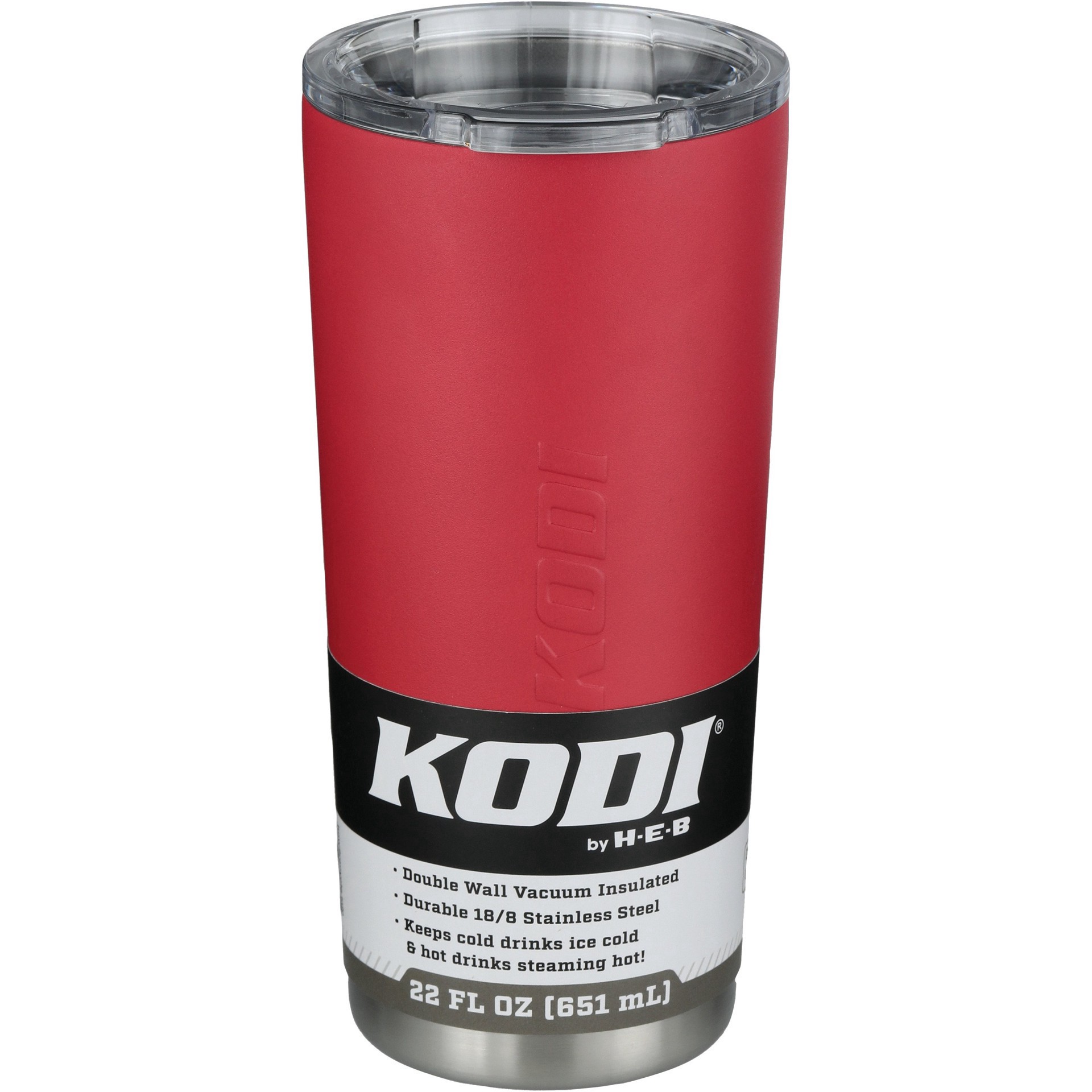 slide 1 of 1, KODI by H-EB Stainless Steel Tumbler - Crimson Frost, 22 oz
