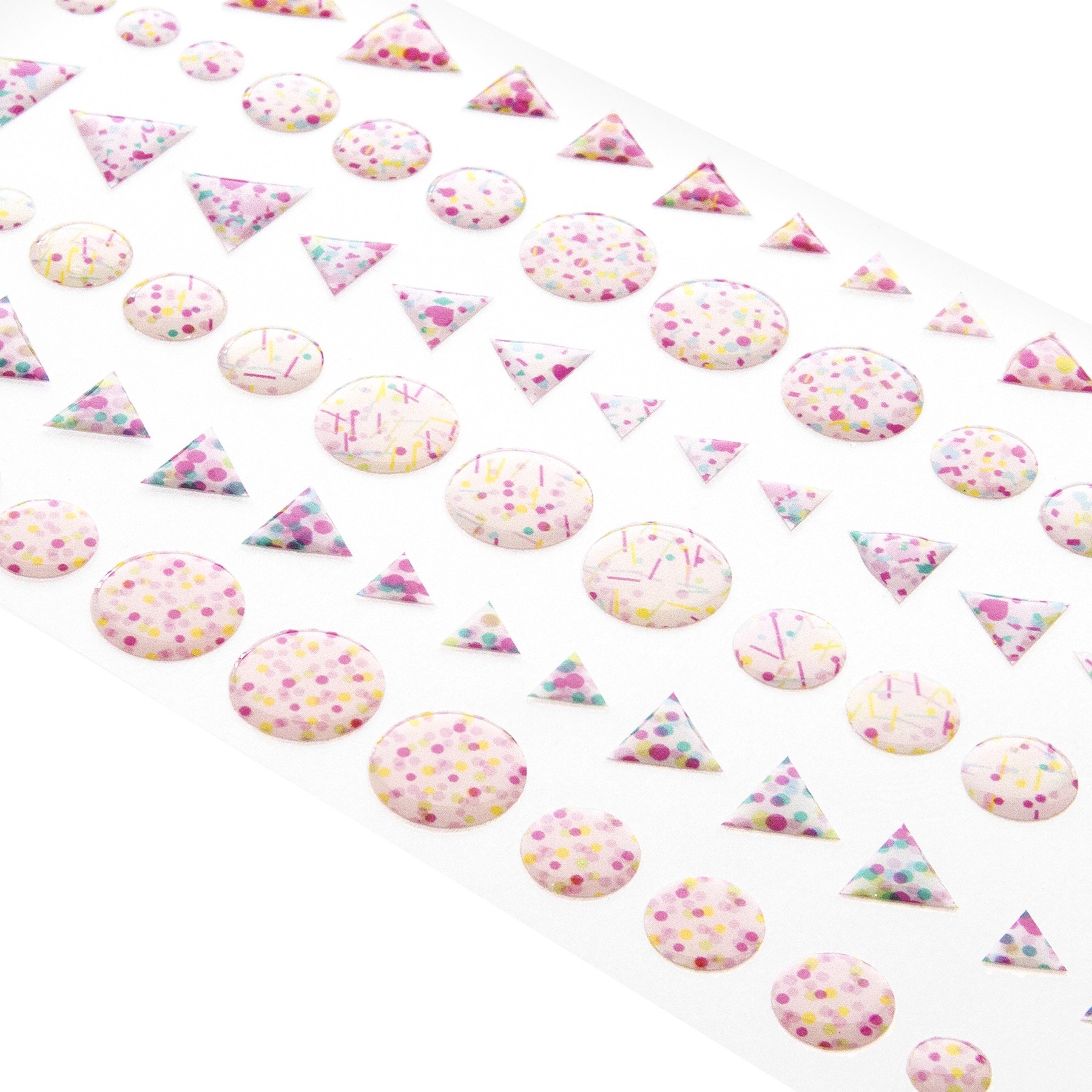 slide 3 of 4, Confetti Shapes Dimensional Stickers By Recollections, 3.875 in x 7 in