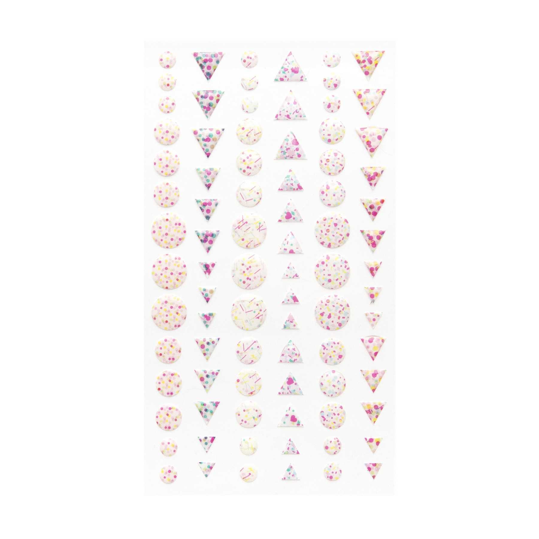 slide 2 of 4, Confetti Shapes Dimensional Stickers By Recollections, 3.875 in x 7 in