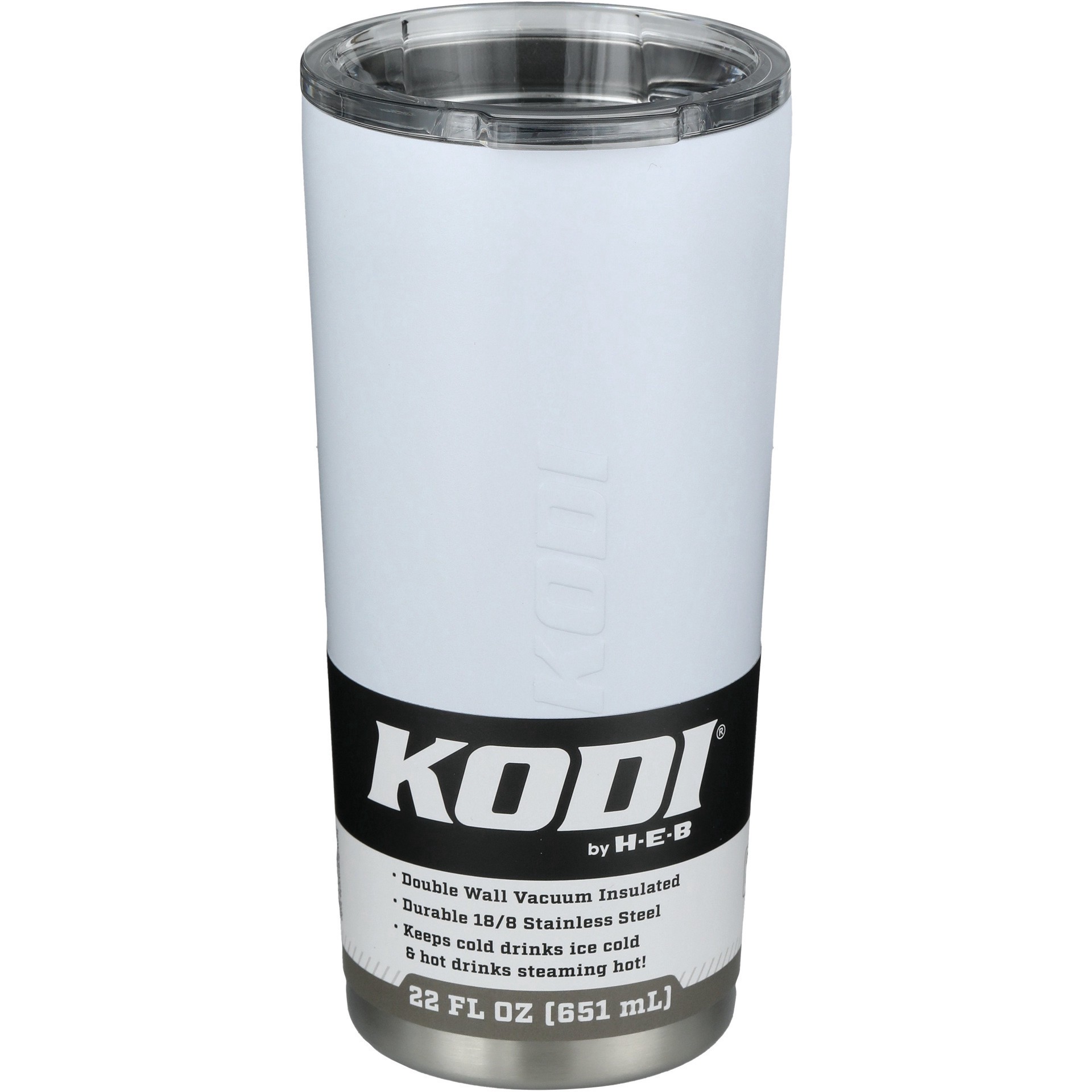slide 1 of 1, KODI by H-E-B Stainless Steel Insulated Tumbler - Polar Breeze, 22 oz