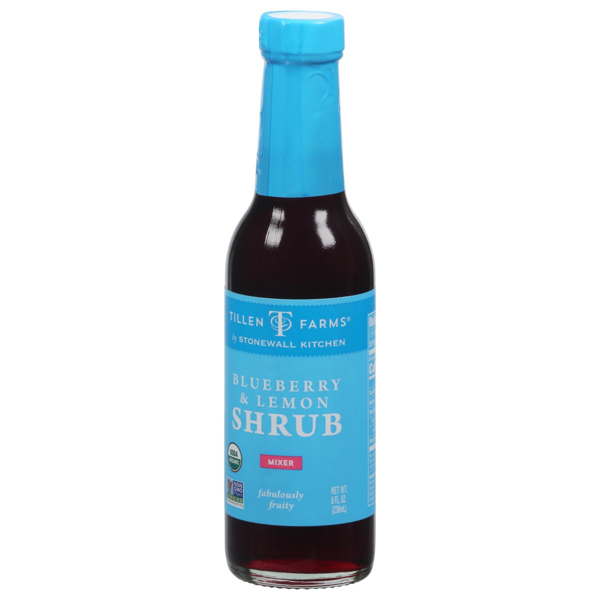 slide 2 of 9, Tillen Farms Mixer Blueberry & Lemon Shrub - 8 fl oz, 8 fl oz