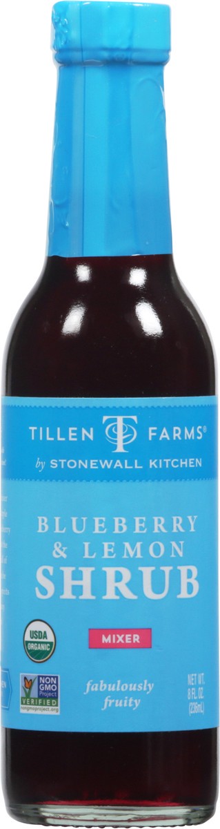 slide 4 of 9, Tillen Farms Mixer Blueberry & Lemon Shrub - 8 fl oz, 8 fl oz