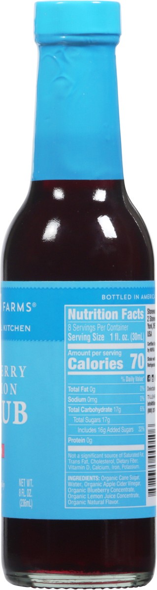 slide 8 of 9, Tillen Farms Mixer Blueberry & Lemon Shrub - 8 fl oz, 8 fl oz