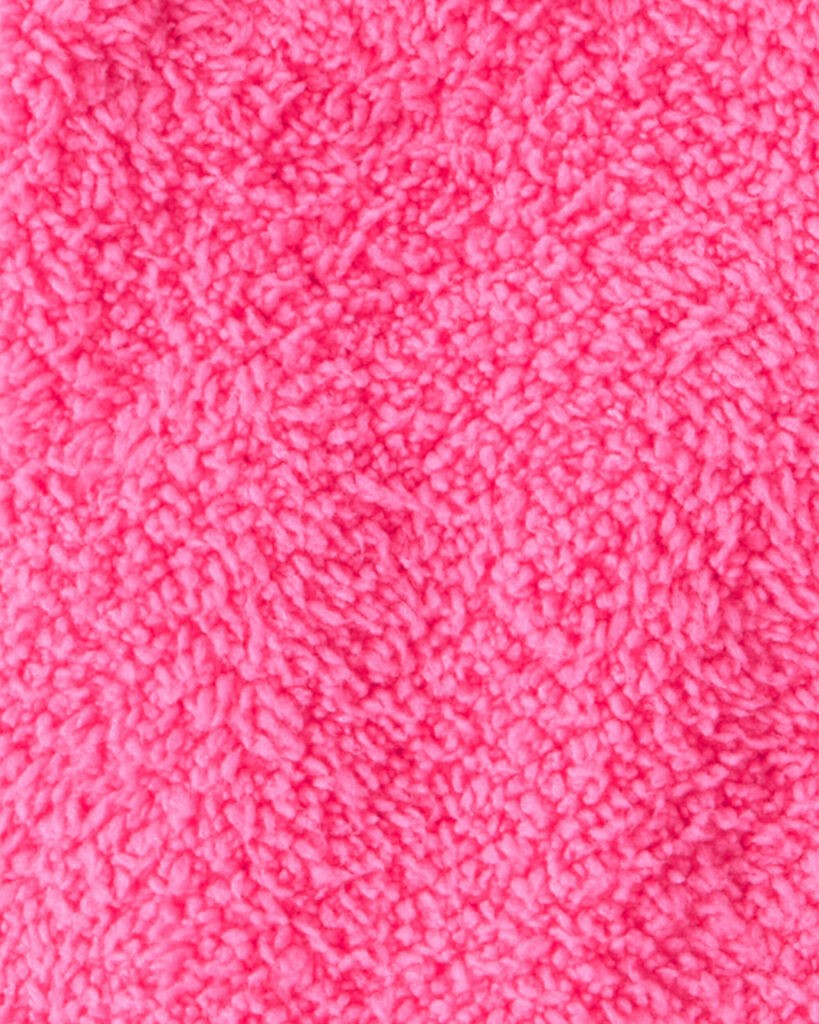 slide 2 of 6, Carter's Carters Baby Girl 2-Piece Floral Motif Sherpa Long-Sleeve Dress Set - White/Pink Pink/White 18M, 2 pc