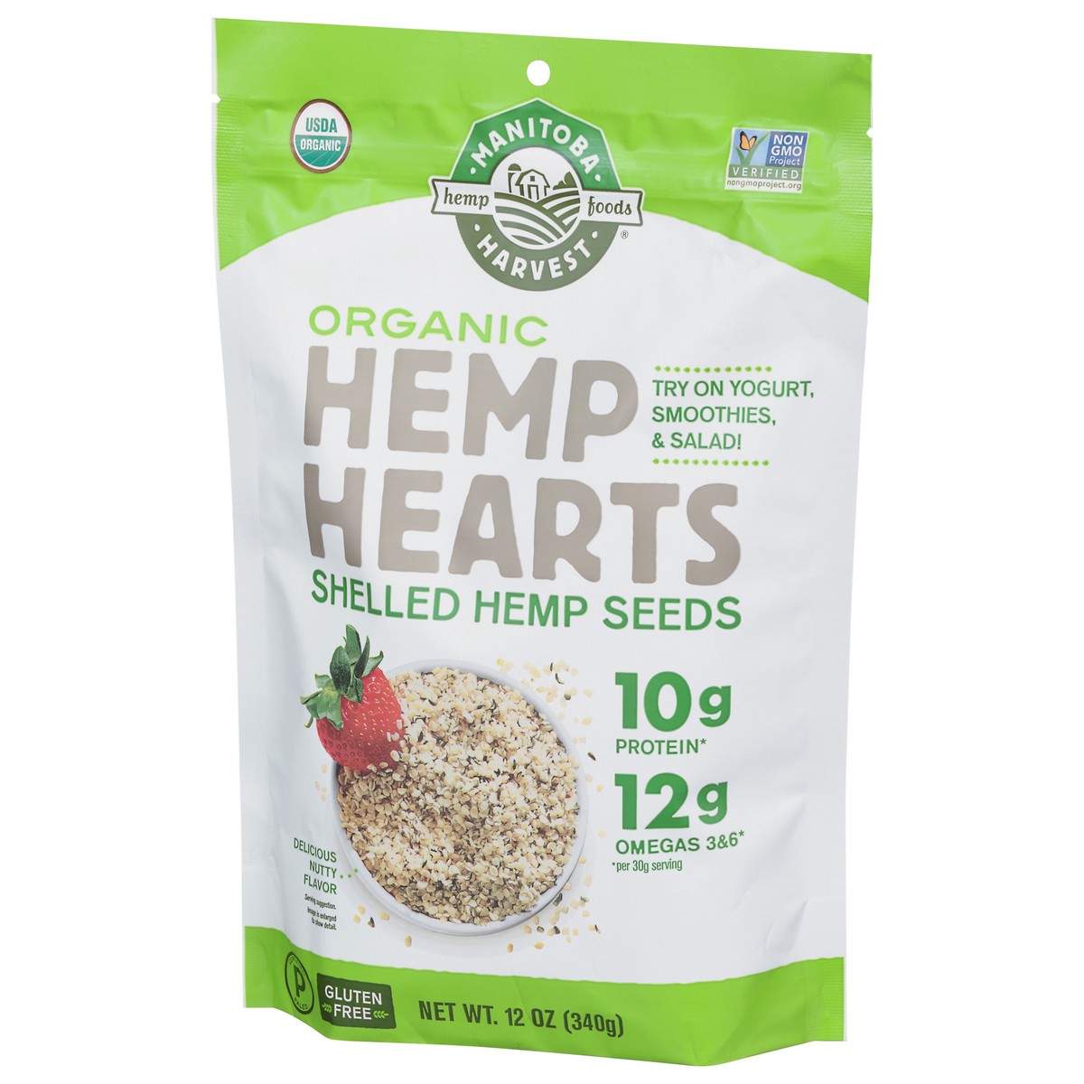 slide 11 of 12, Manitoba Harvest Organic Hemp Hearts Shelled Hemp Seeds, 12 oz