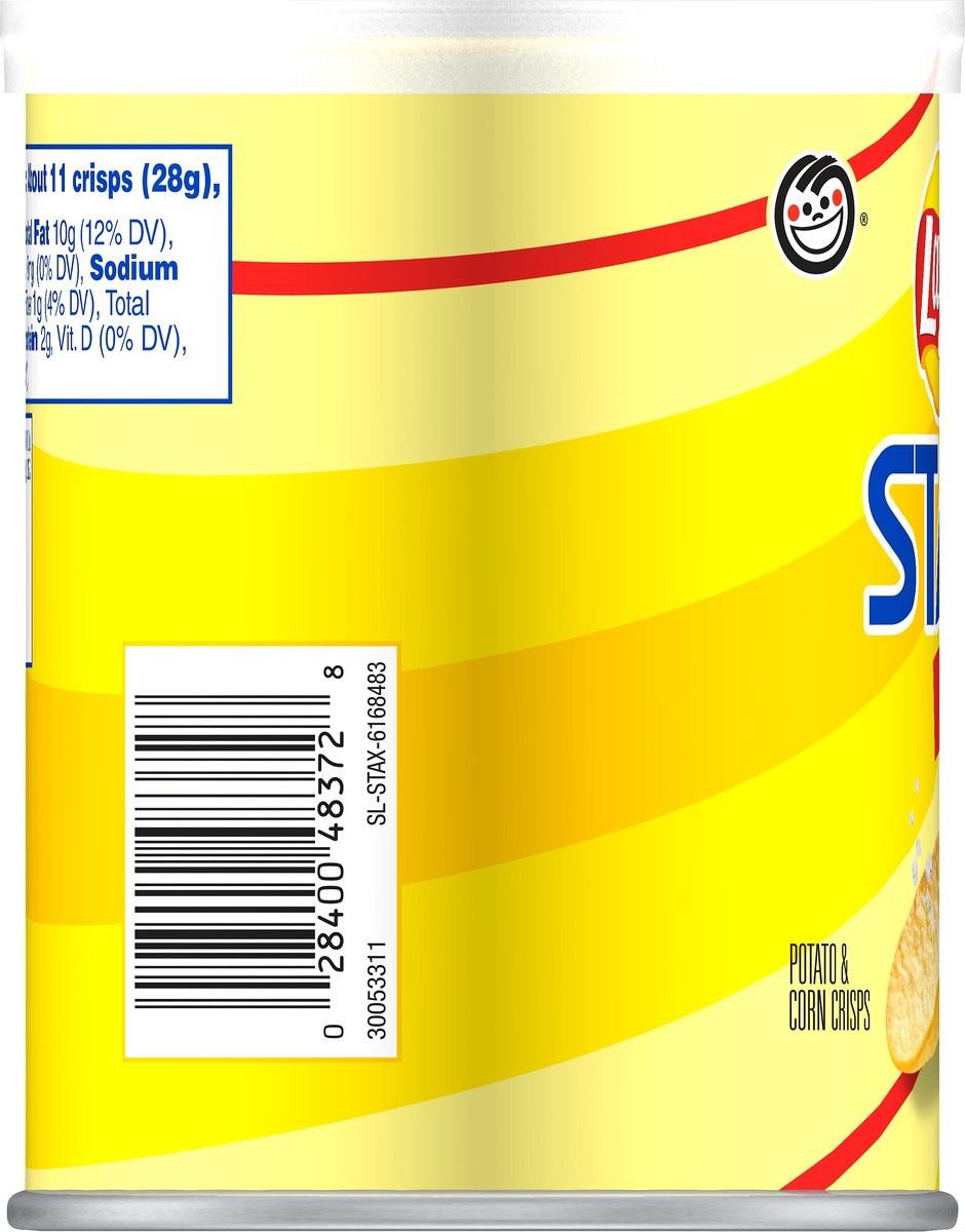 slide 10 of 11, Lay's Stax Salted Potato & Corn Crisps 2 oz, 2 oz