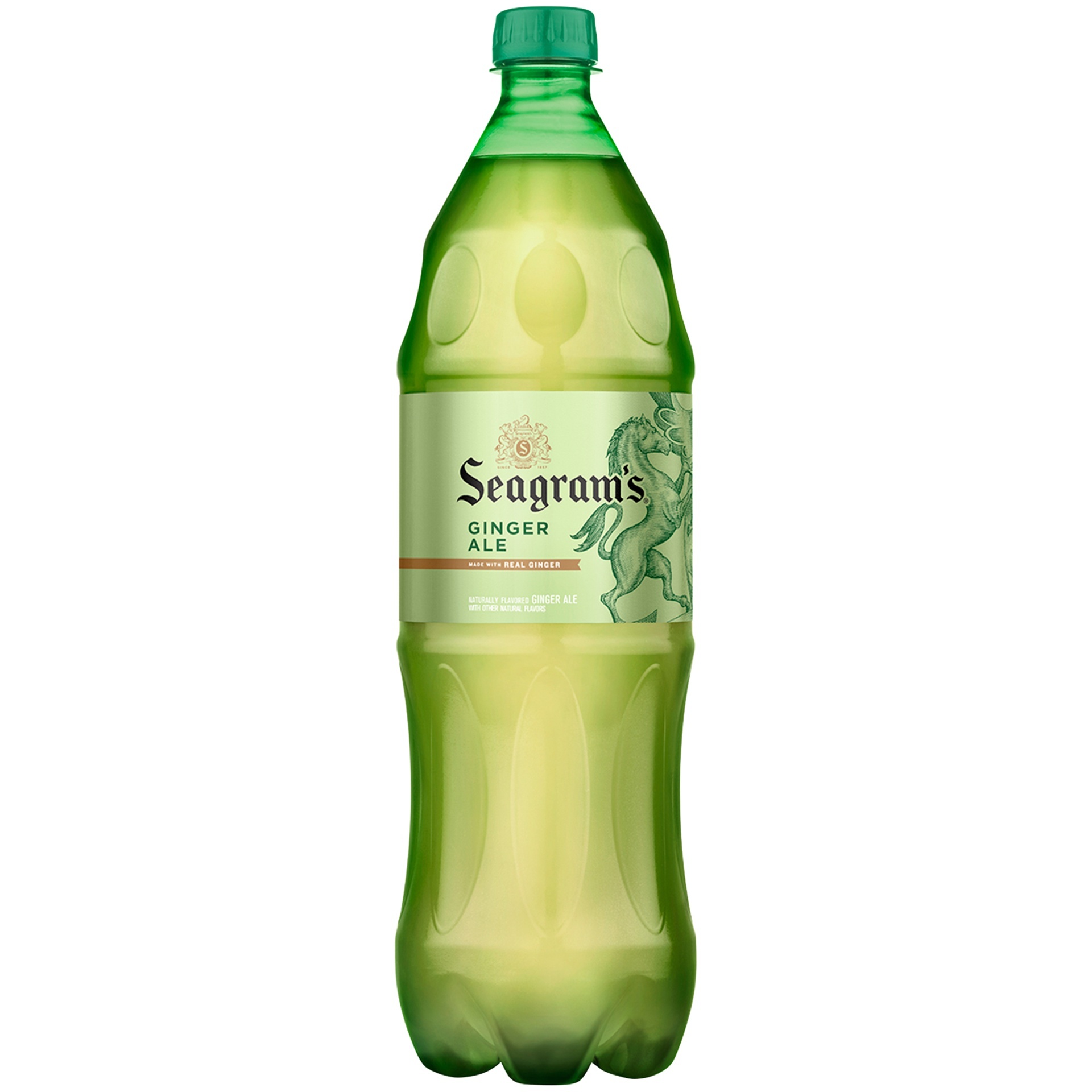 slide 1 of 1, Seagram's Ginger Ale, 1.25 liter