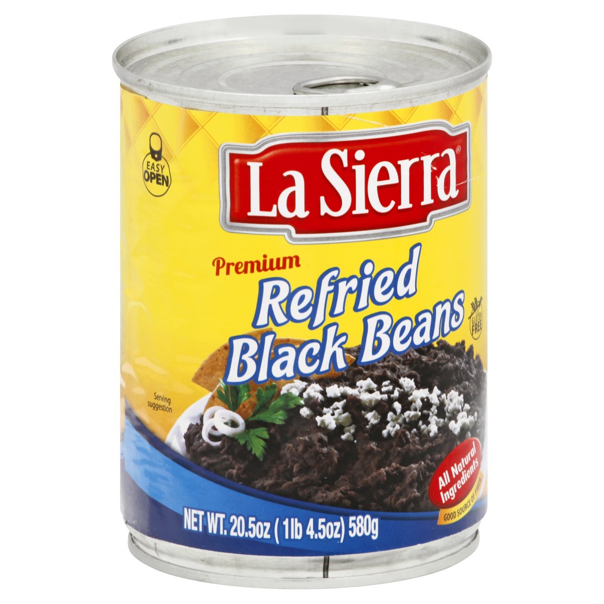 slide 6 of 9, La Sierra Premium Refried Black Beans 20.5 oz, 20.5 oz