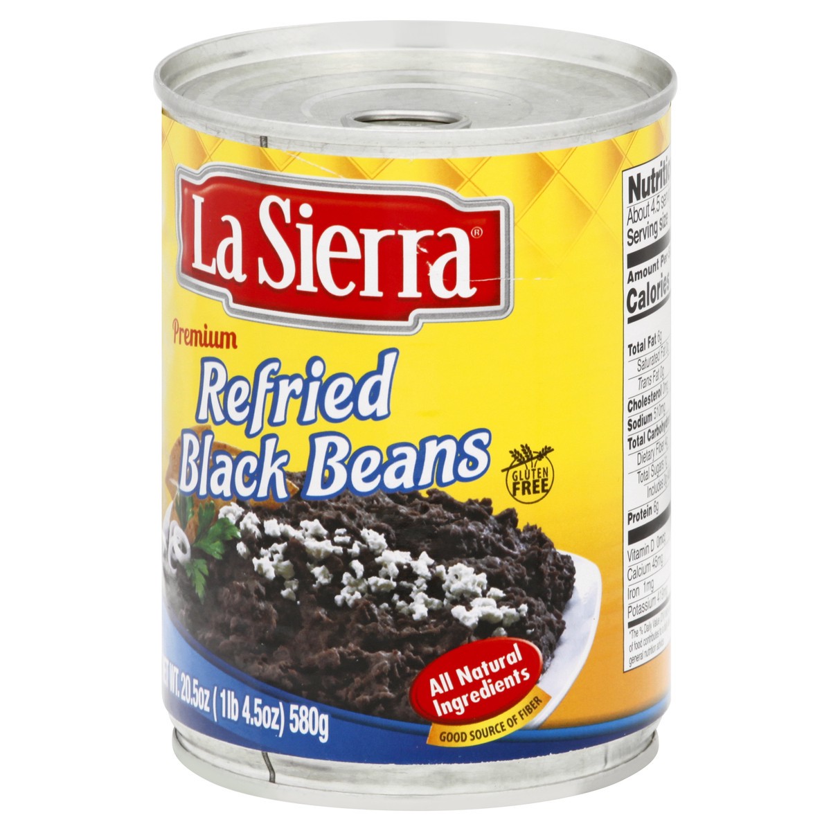 slide 7 of 9, La Sierra Premium Refried Black Beans 20.5 oz, 20.5 oz