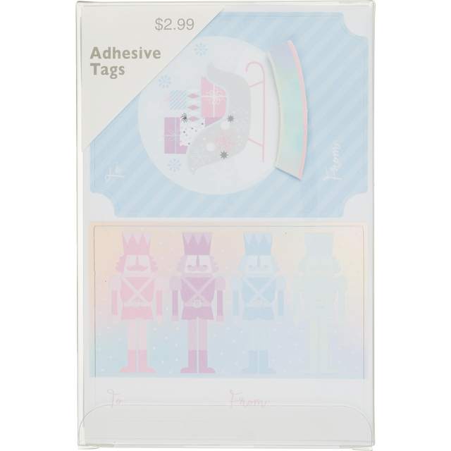 slide 1 of 1, DESIGN FOCUS Peel & Stick Tags, 12 ct