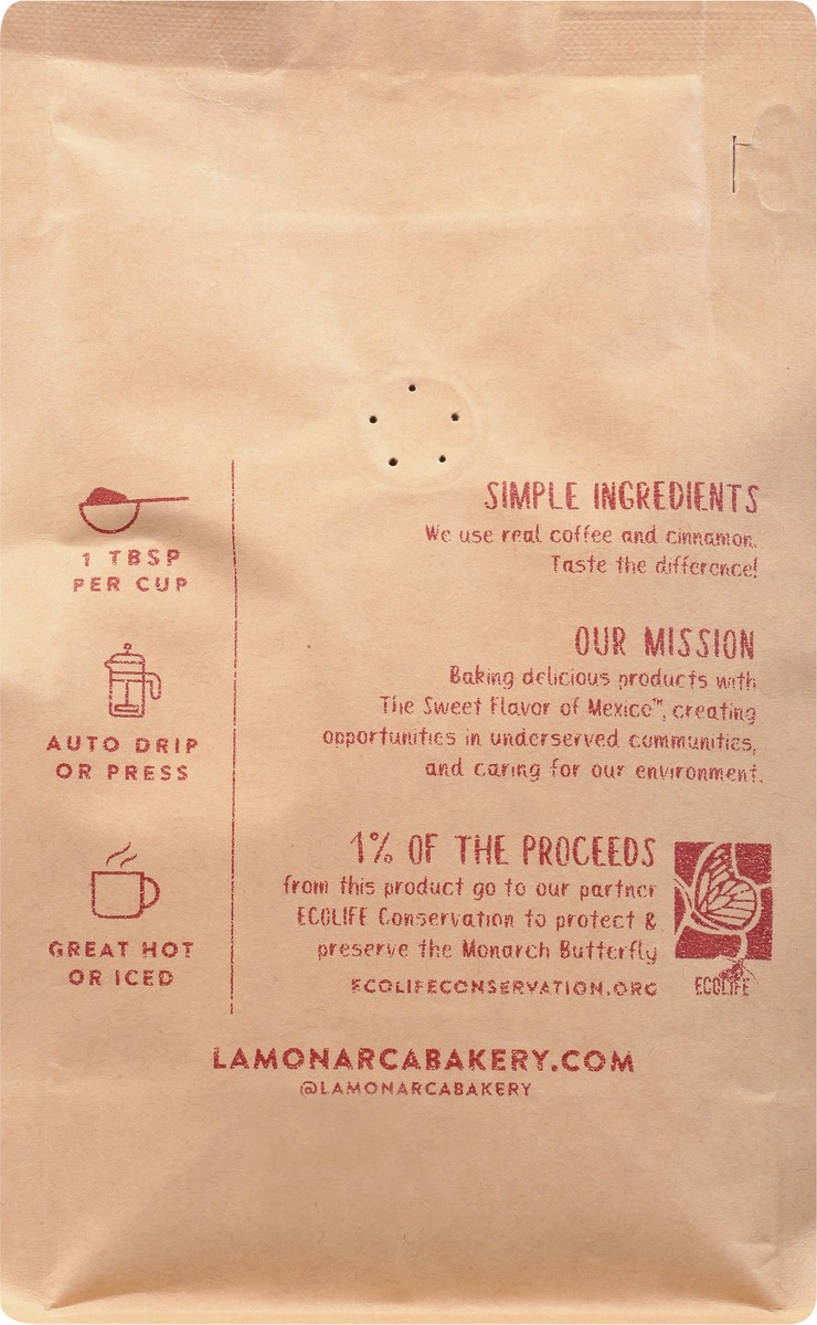 slide 9 of 9, La Monarca Bakery Cinnamon & Brown Sugar Coffee 12 oz, 12 oz
