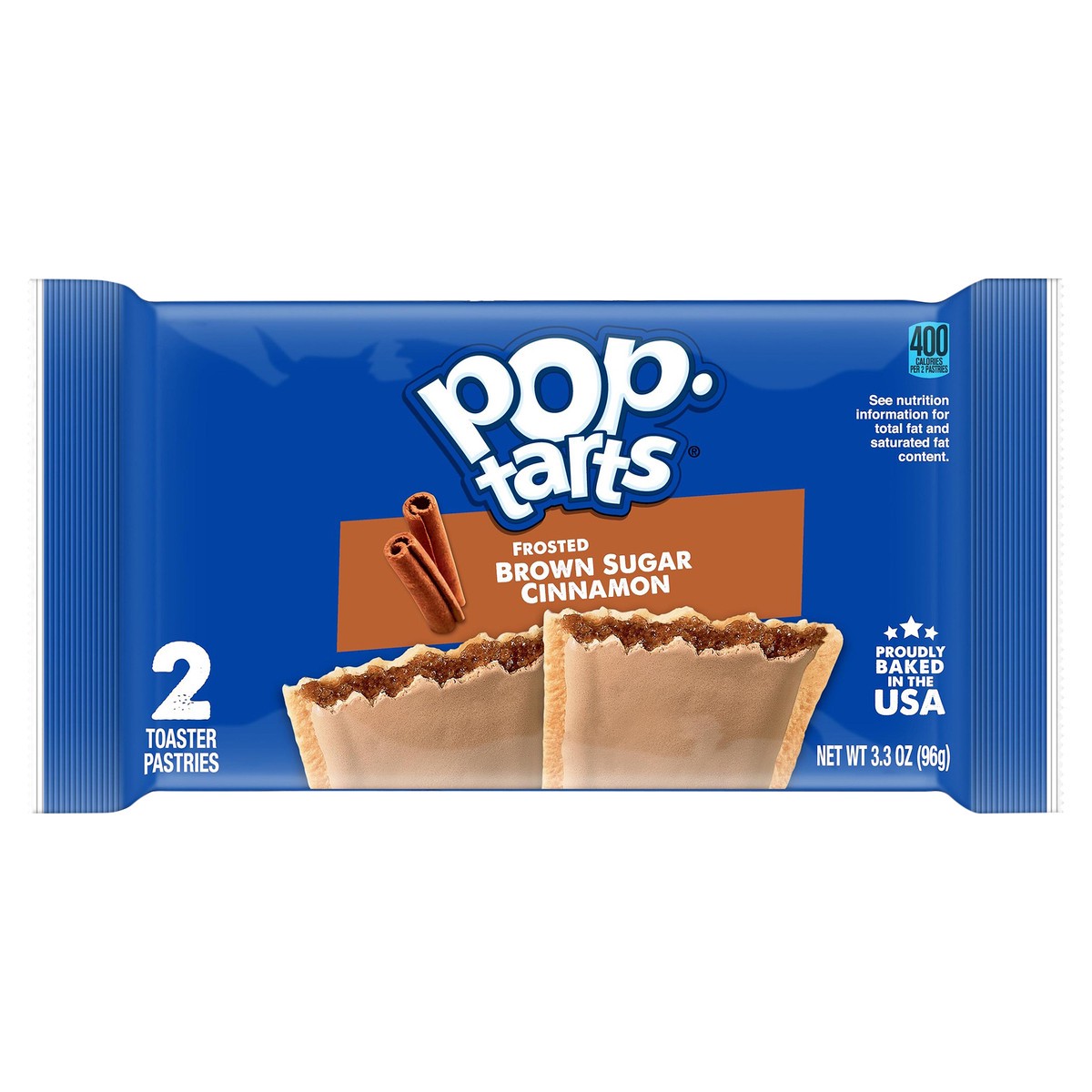 slide 1 of 5, Pop-Tarts Frosted Brown Sugar Cinnamon Toaster Pastries 2 ea, 2 ct