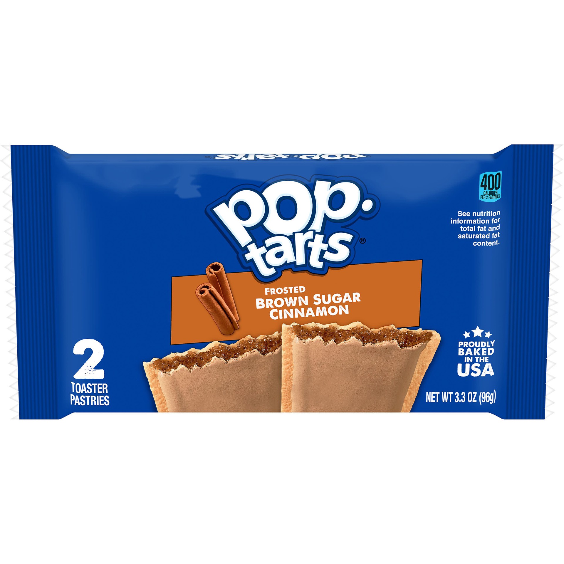 slide 1 of 5, Pop-Tarts Toaster Pastries, Breakfast Foods, Kids Snacks, Frosted Brown Sugar, 3.3oz Pouch, 2 Pop-Tarts, 3.3 oz