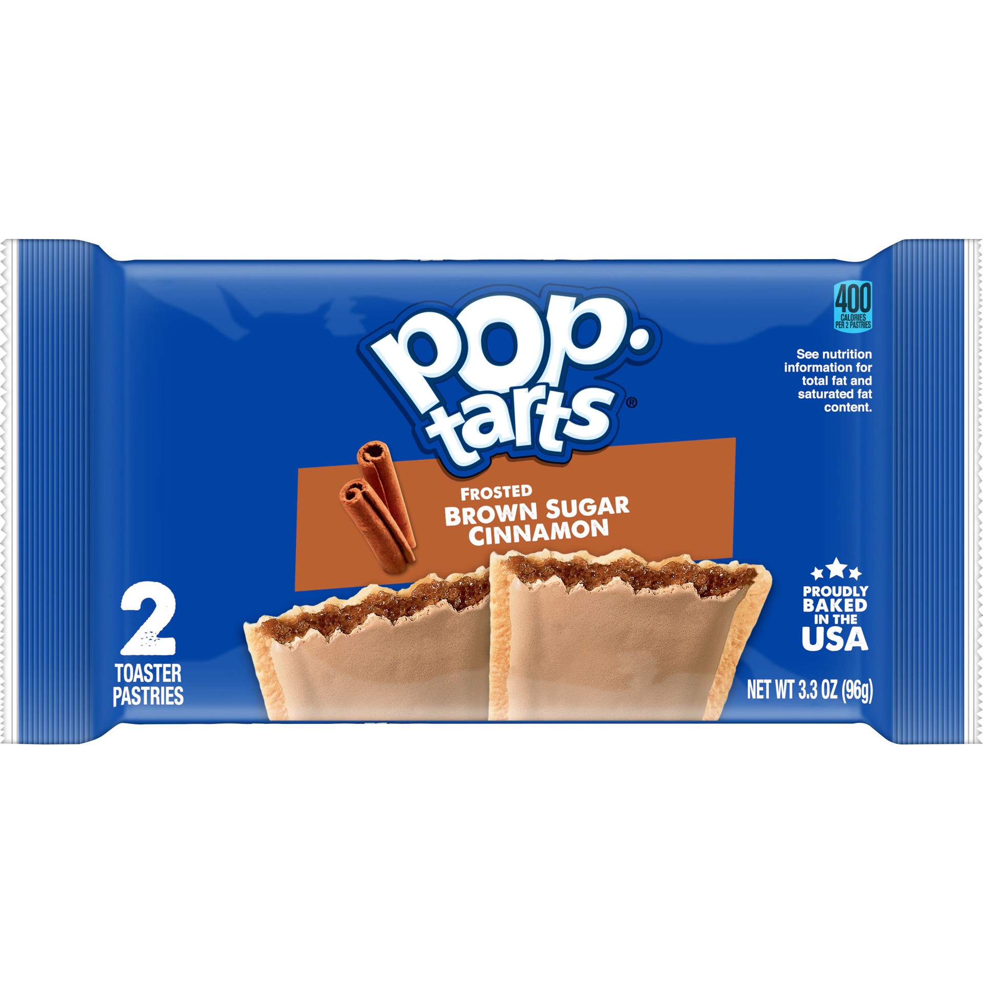 slide 1 of 5, Pop-Tarts Toaster Pastries, Frosted Brown Sugar, 3.3 oz, 3.3 oz