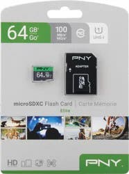 PNY 64 GB Elite MicroSDXC Flash Card 1 ea Card
