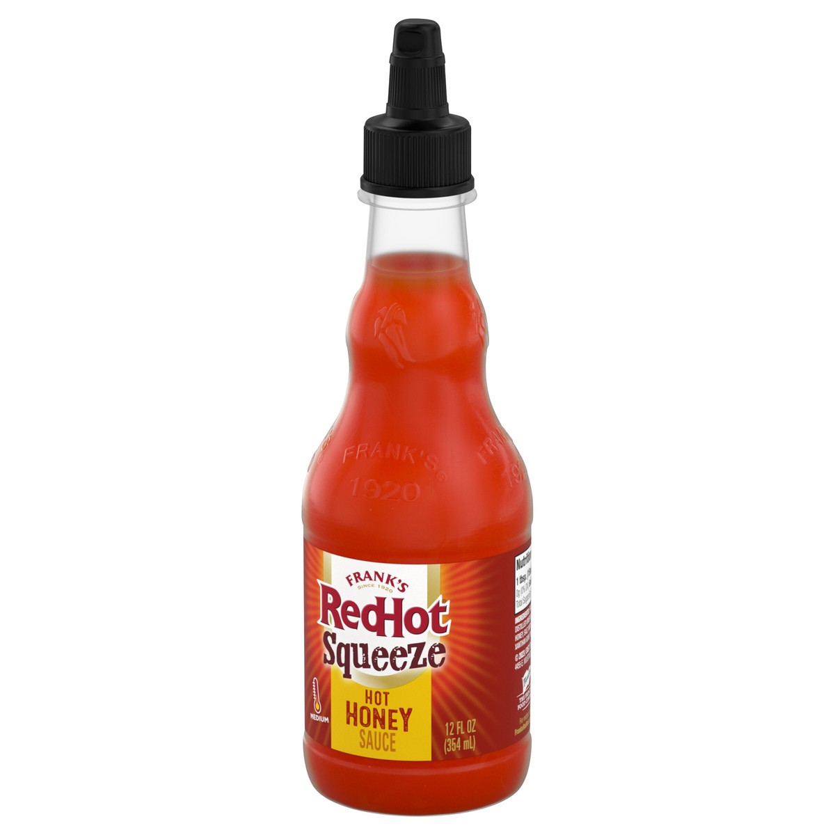 slide 9 of 13, Frank's RedHot Hot Honey Squeeze Hot Sauce, 12 fl oz, 12 fl oz