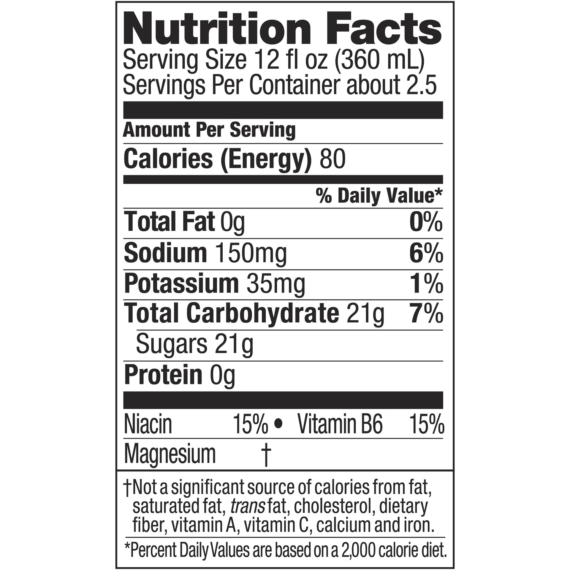 slide 2 of 4, POWERADE White Cherry, ION4 Electrolyte Enhanced Fruit Flavored Sports Drink w/ Vitamins B3, B6, and B12, Replenish Sodium, Calcium, Potassium, Magnesium, 32 fl oz, 32 fl oz