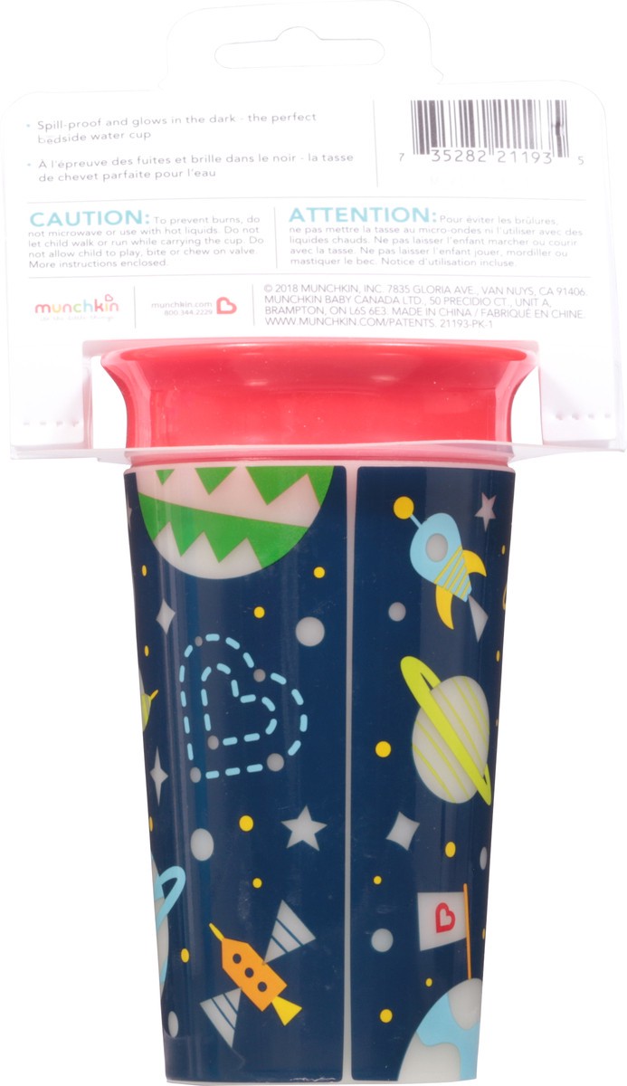 slide 4 of 9, Munchkin Miracle 9 Ounce Glow in the Dark Cup 1 ea, 1 ct