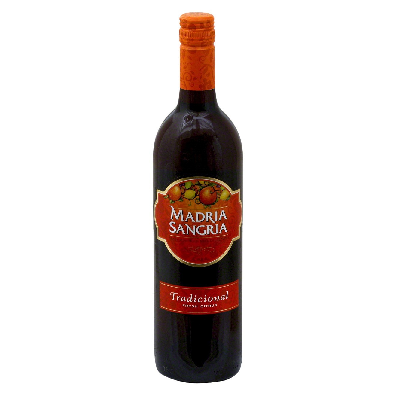 slide 1 of 2, Madria Sangria Tradicional Red Sangria Bottle, 750 ml