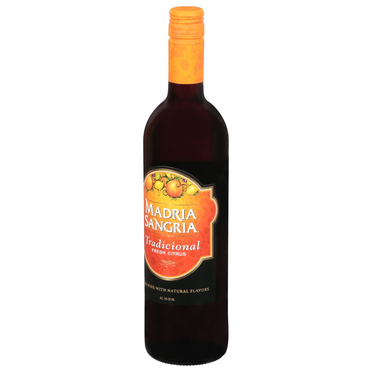 slide 12 of 12, Madria Sangria Tradicional Fresh Citrus Grape Wine 750 ml, 750 ml