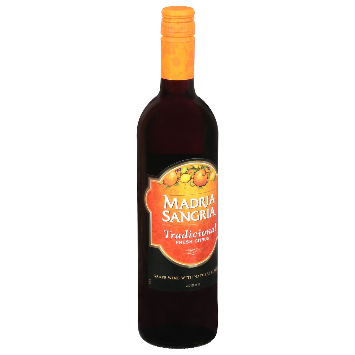 slide 5 of 12, Madria Sangria Tradicional Fresh Citrus Grape Wine 750 ml, 750 ml