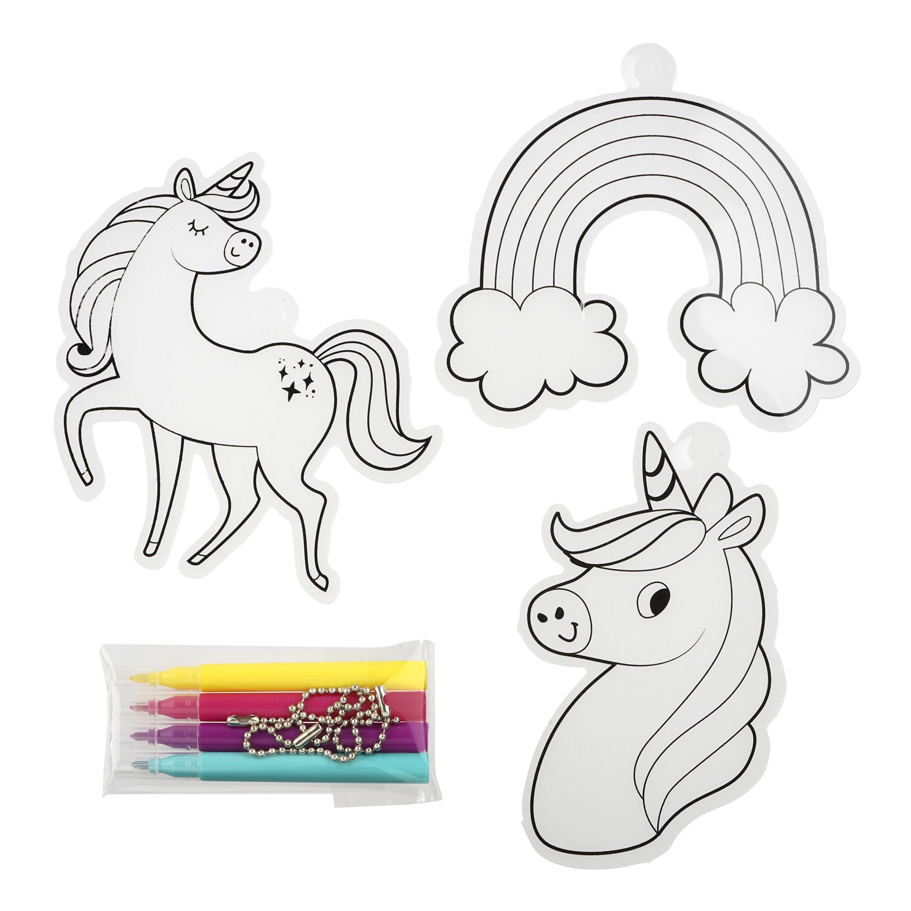 slide 2 of 3, Color Your Way Unicorn Shrink Art Kit By Creatology, 2 in x 4.5 in