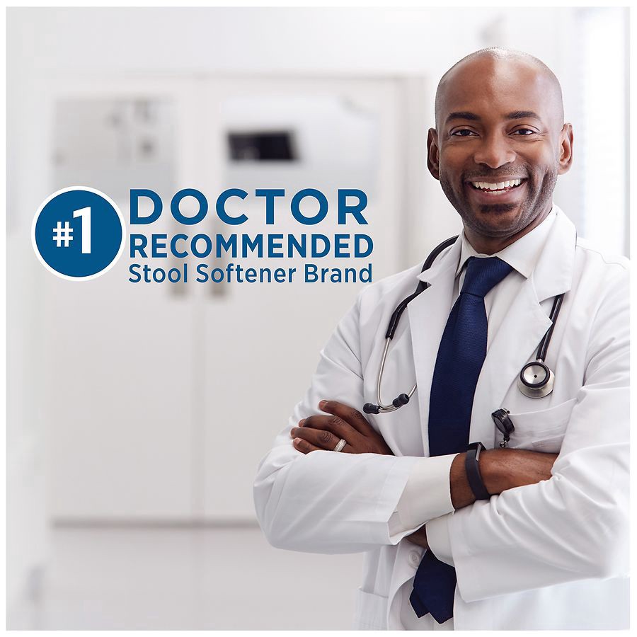 slide 3 of 5, Colace 250 mg Extra Strength Stool Softener 60 Soft Gels, 60 ct